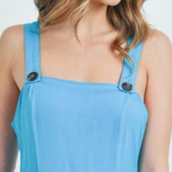 BOHO BABE BLUE DRESS - Picture 6 of 7